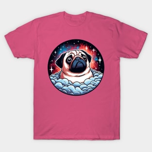 pug dog in the galaxy T-Shirt